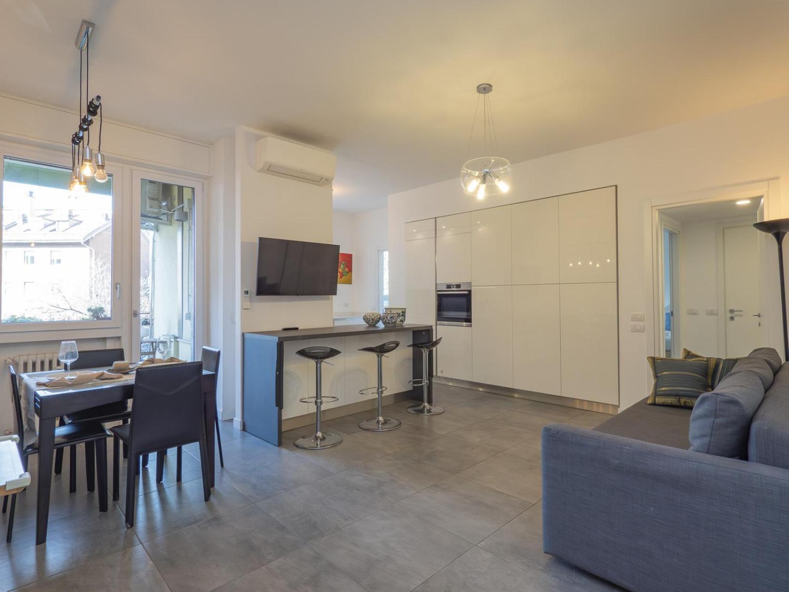 Modern 3 Bedroom With Balcony Steps From San Siro By Rentopolis